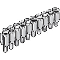 BJM62 Блок перемычек 10 полюсов IP00 для DR4/6 TYCO. Вид 1