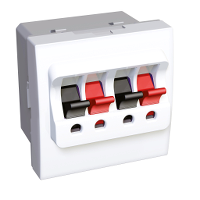 Аудио розетка двойная белая r9003 Schneider Electric. Вид 1