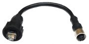 MOXA: CBL-M12DFF4PRJ45-BK-10-IP67