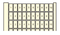 RC510 10Х(81-90) Маркировка номеров горизонтальная TYCO. Вид 1
