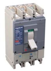 CVS 400F 3P 400A Электронный 3х-полюс. автомат 400А 36kA, подключ. под шину Schneider Electric. Вид 1