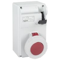 Комбинированный щиток с механической блокировкой 16А 3P+N+E 380В IP55 Legrand. Вид 1