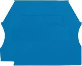 NPP Торцевой изолятор на клеммники AVK2.5-10 (синий) Klemsan. Вид 1