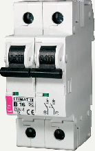 Авт.выключатель ETIMAT 10 DC 2p C 25A (6 kA)  ETI. Вид 1