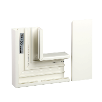 Tek-ls100-угол плоский белый Schneider Electric. Вид 1