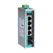 5-портовый неуправляемый коммутатор: 4х10/100 BaseTX Ethernet, 1х100 BaseFX, -10...+60C MOXA. Вид 1