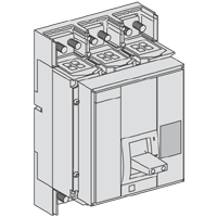 Выключатель ns630b na 4p фиксир. в сборе передн. прис. Schneider Electric. Вид 1