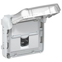 Розетка RJ-45 UTP кат5е (серый) IP55 Plexo Legrand. Вид 1