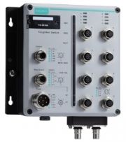 Управляемый Ethernet коммутатор: 8х10/100 BaseT(X), 2х1000 BaseLSX Q-ODC, -40 до 75С MOXA. Вид 1