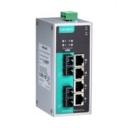 6-портовый неуправляемый коммутатор: 4 PoE+х10/100 BaseT(X) Ethernet, 1 порт 10/100BaseT(X), 1 порт 100BaseFX, 0...+60С MOXA. Вид 1