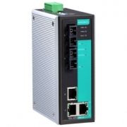 5-портовый управляемый коммутатор: 3х10/100 BaseT, 2х100BaseFX (одномодовое волокно, разъем SС) MOXA. Вид 1