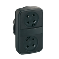 Головка кнопки двойная без вставок zb5aa79 Schneider Electric. Вид 1