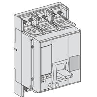 Выключатель ns1600 h 4p+ micrologic 5.0a в сборе Schneider Electric. Вид 1