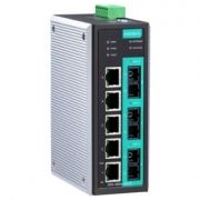 8-портовый управляемый коммутатор: 5х10/100 BaseT Ethernet, 3х100BaseFX MOXA. Вид 1