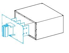 Кабельный короб для присоед. секции y350, 1600-2500а Schneider Electric. Вид 1