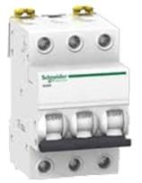 iC60L MA 3P 25А Автоматический выключатель 3-полюсный, 25А, 15кА (хар-ка MA) Schneider Electric. Вид 1