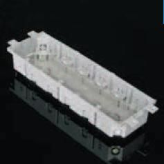 KPP 80 LB Коробка ПВХ приборная напольная, 249х71x31/41мм, безгалогенная Kopos. Вид 1