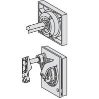 Бок. вынос.черн. рукоят. для функц. щита Schneider Electric. Вид 1