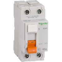 Диф. выкл. нагрузки вд63 2п 63a 300ma ас, испания Schneider Electric. Вид 1