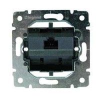 Механизм 1-ой компьютерной розетки RJ45,UTP(кат. 5e),монтаж на захватах, Galea Life Legrand. Вид 1