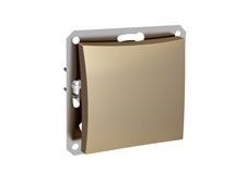 Переключатель 1-клавишный, сх.6, 10АХ, механизм (шампань) Дуэт Schneider Electric. Вид 1