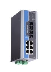 Управляемый коммутатор 6 x 10/100BaseTX, 2 x 100BaseFX, питание - 48 В пост., разъем SC, IEC 61850-3 MOXA. Вид 1