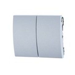 Клавиша для 2 клавишного выключателя Aluminium Legrand. Вид 1