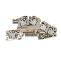 PDL 4 S/N/L/PE Монтажная многоуровневая клемма 4мм², 400V, 32A (темно-бежевый) Weidmuller. Вид 1