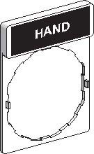 Этикетка. hand Schneider Electric. Вид 1
