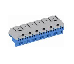 ZK206B	 Клеммник самозажимной N 20x1,5-4mm²+6x25mm² ABB. Вид 1