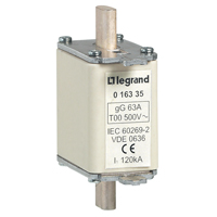 Плавкая вставка размер 00 80A, gG/gL Legrand. Вид 1