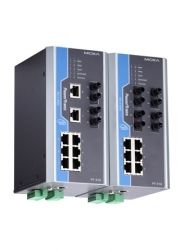 Управляемый коммутатор 6 x 10/100BaseTX, 4 x 100BaseFX, питание - 48 В пост., разъем SC, IEC 61850-3 MOXA. Вид 1