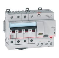 DX3 Дифф. автомат 4-полюсный, 32A, 30mA, тип А, 6kA (хар-ка B) Legrand. Вид 1