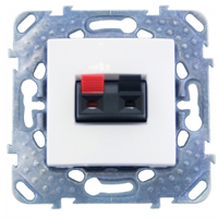 Аудиорозетка (белая) Unica Schneider Electric. Вид 1