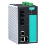 5-портовый управляемый коммутатор: 3х10/100 BaseT Ethernet, 2х100BaseFX, -40...+75С MOXA. Вид 1