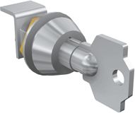 1SDA0 66624 R1 Блокировка ключом в разомкнутом состоянии MOL-S XT1-XT3, одинаковые ключи Тип A ABB. Вид 1