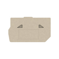PAP 2.5/4 Концевая пластина (бежевая) Weidmuller. Вид 1