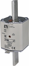 NH-2/gG Предохранитель KOMBI 500V 315A ETI. Вид 1