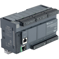 Компактный базовый блок M221-40IO реле Ethernet Schneider Electric. Вид 1