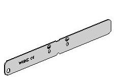 Соединитель боковой w49/40 оцинк+белый Schneider Electric. Вид 1