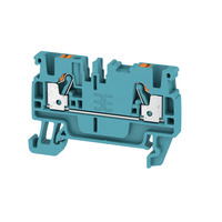 A2C 2.5 BL Проходная клемма синяя Weidmuller. Вид 1