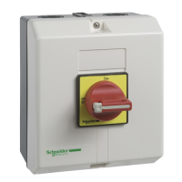 Корпус со степенью защиты ip 65 для выключателей v02…v2, 10…32a Schneider Electric. Вид 1