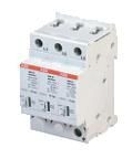 OVR T2 3L 70 275s P TS Ограничитель перенапряжения 3P, тип 2, 275В, 70kA (сменные картриджи) ABB