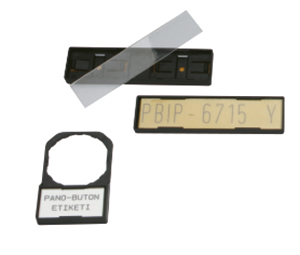 PBKP 2715 Прозрачная защитная пленка для маркировки 27х15мм (1уп.-192шт) Klemsan. Вид 1