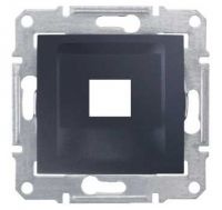 Адаптер для 1 коннектора RJ45, krone, кат. 5е, кат. 6, utp (графит) Sedna Schneider Electric. Вид 1
