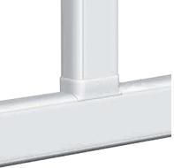 Отвод 80 мм для к/к 105х50 (10429)  Legrand. Вид 1
