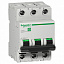 Автоматический выключатель C60H 3-полюсный 25A C Schneider Electric. Вид 1.