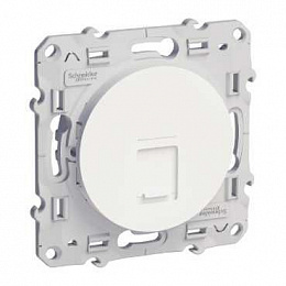 Розетка RJ45 5 UTP (белый) Odace Schneider Electric. Вид 1