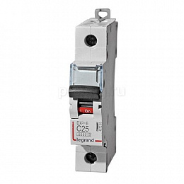 DX3-E Автоматический выключатель 1-полюсный 20A 6kA (хар-ка C) Legrand. Вид 1