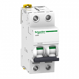 iC60N 2P 10А Автоматический выключатель 2-полюсный, 10А, 6кА (хар-ка B) Schneider Electric. Вид 1